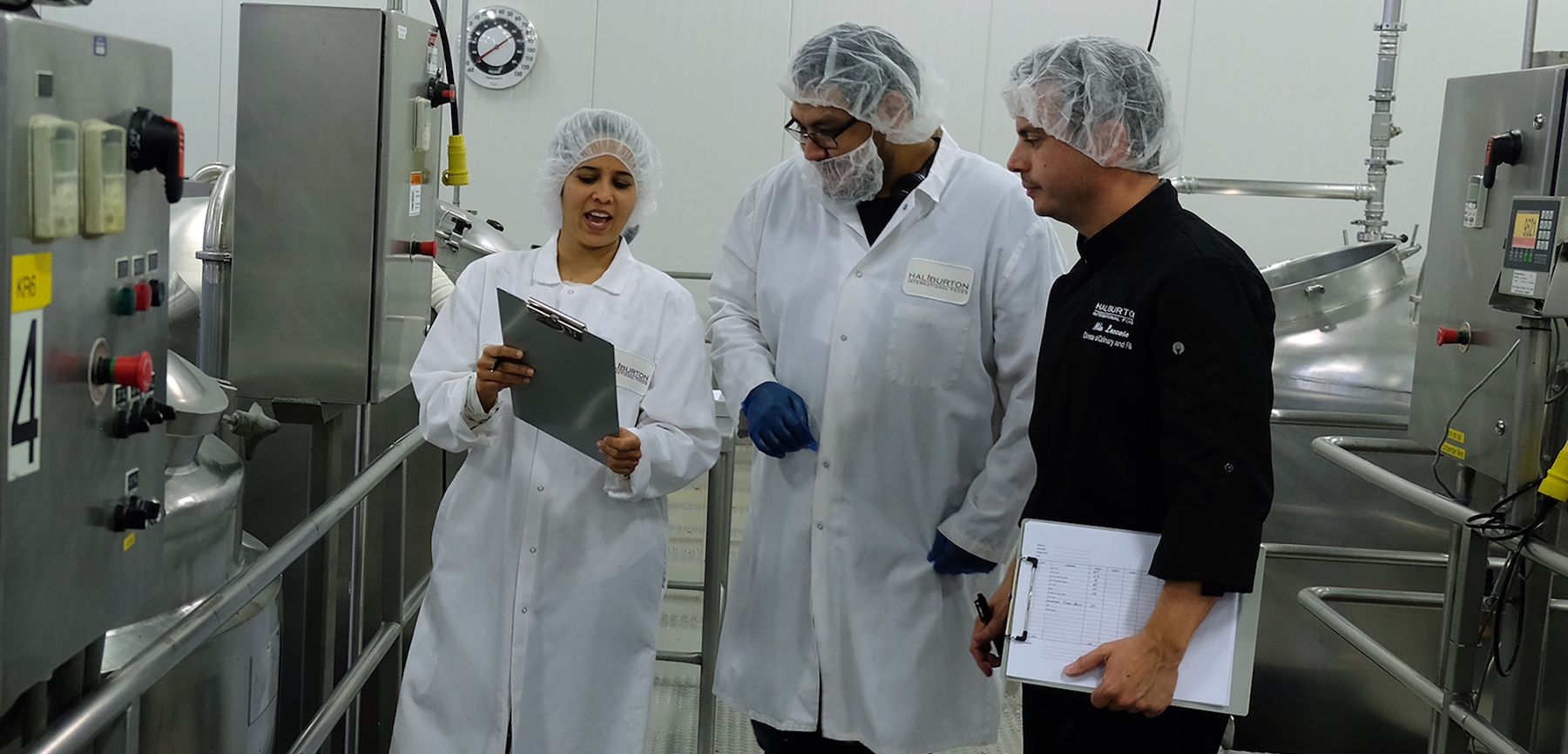 Haliburton Commercialization team conducting new product trials
