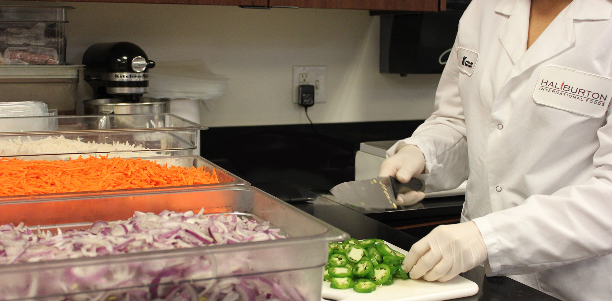 Haliburton Research and Development team creating a new pickled vegetable
