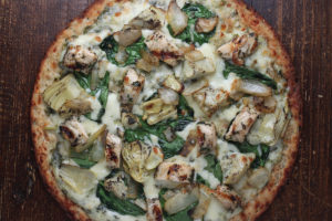 Featuring Haliburton Spinach & Artichoke Cream Sauce, Caramelized Oonion and Fire Roasted Artichoke