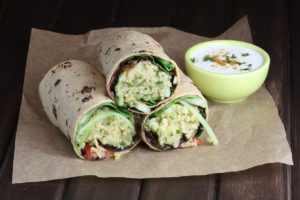 Featuring Haliburton Curried Cauliflower Rice and Cilantro Lime Dressing